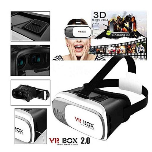 3D Virtual Reality Glass And Bluetooth Remote Combo