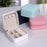 Travel Leather Pocket Jewellery Organizer Box (mix/random Color)